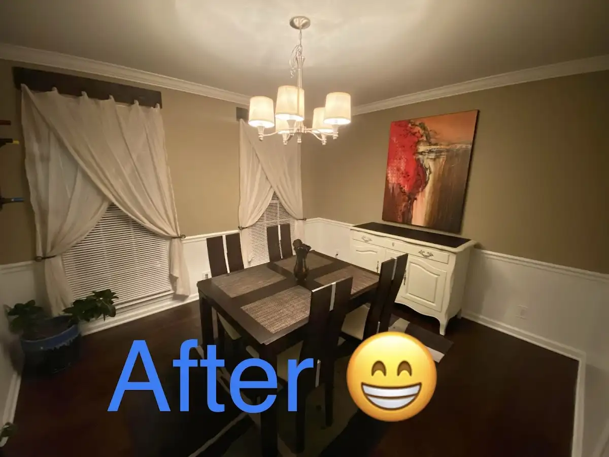 Professional dining room restoration after water damage in Westbrook